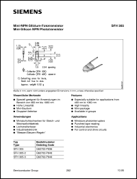 Click here to download SFH305-2 Datasheet