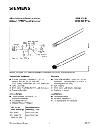 Click here to download SFH309P Datasheet