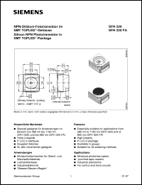 Click here to download SFH320FA-4 Datasheet
