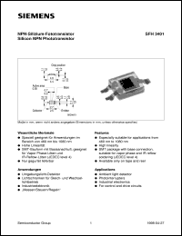 Click here to download SFH3401 Datasheet