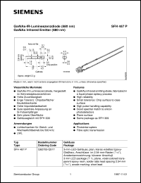 Click here to download SFH487P Datasheet