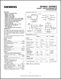 Click here to download SFH601 Datasheet