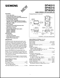 Click here to download SFH6343 Datasheet