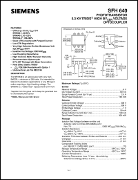 Click here to download SFH640 Datasheet