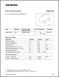 Click here to download SMBD6050 Datasheet