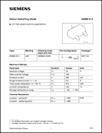 Click here to download SMBD914 Datasheet