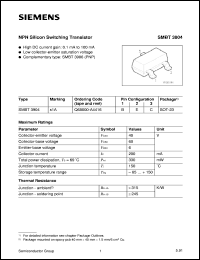 Click here to download SMBT3904 Datasheet