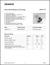 Click here to download SRD00111Z Datasheet