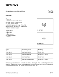 Click here to download TAA762A Datasheet