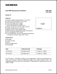 Click here to download TAE2453 Datasheet