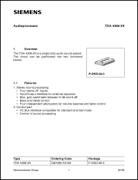 Click here to download TDA4390-2X Datasheet