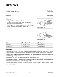 Click here to download TLE4203S Datasheet