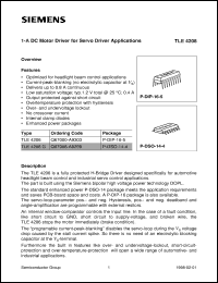 Click here to download TLE4206G Datasheet