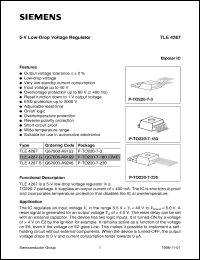 Click here to download TLE4267G Datasheet