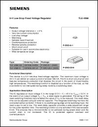 Click here to download TLE4268 Datasheet