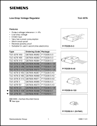 Click here to download TLE4276SV50 Datasheet