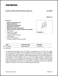 Click here to download TLE4923 Datasheet