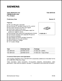 Click here to download TDA5670-5X Datasheet