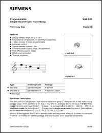 Click here to download SAE800 Datasheet