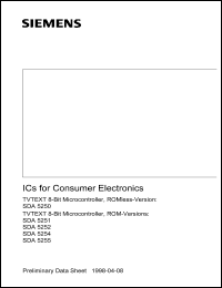 Click here to download SDA5254 Datasheet