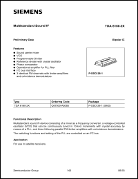 Click here to download TDA6160-2X Datasheet