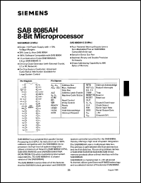 Click here to download SAB8085AH-2-P Datasheet