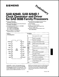 Click here to download SAB8284B-P Datasheet