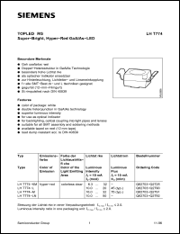 Click here to download LHT774 Datasheet