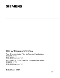 Click here to download PSB2134 Datasheet