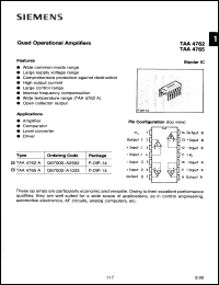 Click here to download TAA4762A Datasheet