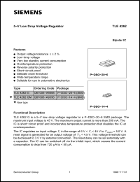 Click here to download TLE4262 Datasheet