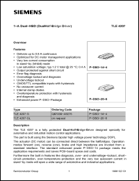 Click here to download TLE4207 Datasheet