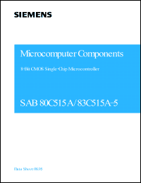 Click here to download SAB83C515A-5 Datasheet