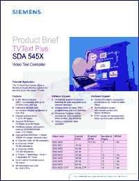 Click here to download SDA5451 Datasheet