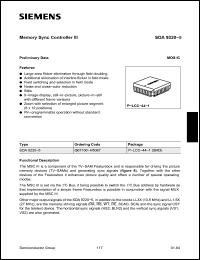 Click here to download SDA9220-5 Datasheet