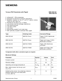 Click here to download SRD00214X Datasheet