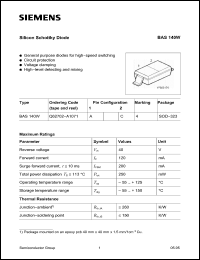 Click here to download BAS140 Datasheet