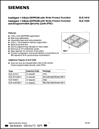 Click here to download SLE4428M2.2 Datasheet