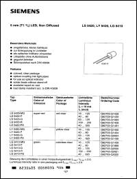 Click here to download LY5420P Datasheet