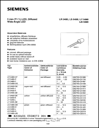 Click here to download LG5480K Datasheet