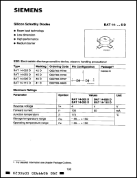 Click here to download BAT14-025D Datasheet