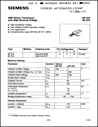 Click here to download BF870 Datasheet