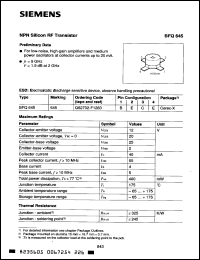 Click here to download BFQ645 Datasheet