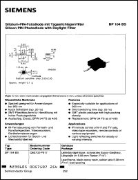 Click here to download BP104BS Datasheet