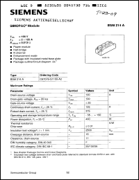 Click here to download BSM214A Datasheet