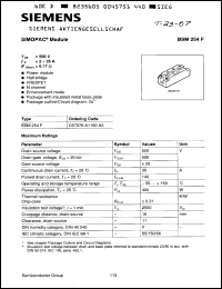 Click here to download BSM254F Datasheet