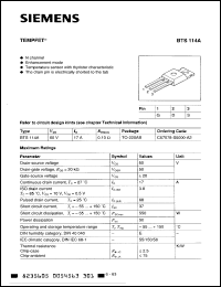 Click here to download BTS114AE3044 Datasheet