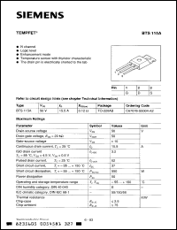 Click here to download BTS115AE3045 Datasheet