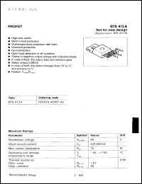Click here to download BTS413A Datasheet