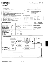 Click here to download BTS426 Datasheet